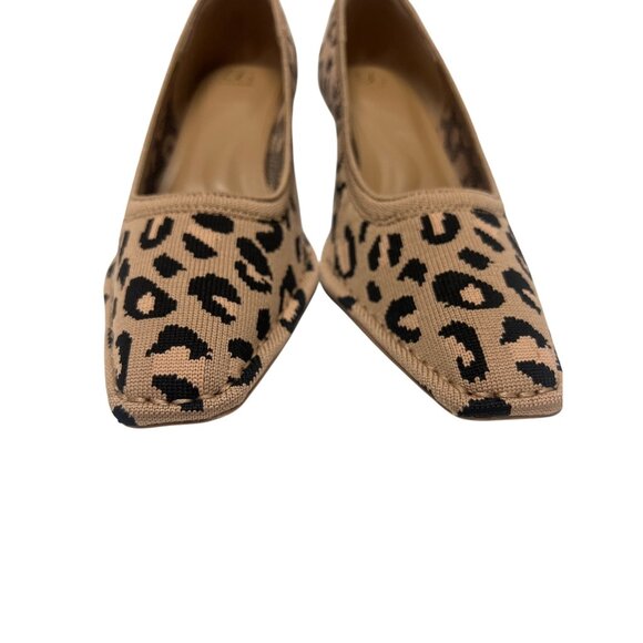 Cosy Island NIB VivaStep Minimalist Pointed Toe Leopard Heeled Pumps - Picture 10 of 10